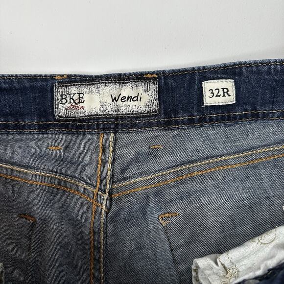 Buckle BKE Jeans Womens 32 Blue Bootcut Wendi Midrise Thick Stitch Casual - Picture 6 of 13